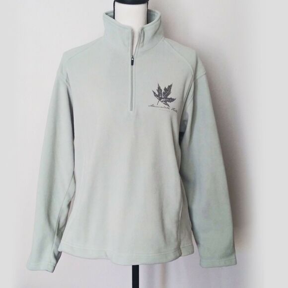 NORTH END Amicalola Falls State Park 1/4 Zip Fleece AT Pullover Sweatshirt Sz L - Picture 1 of 7